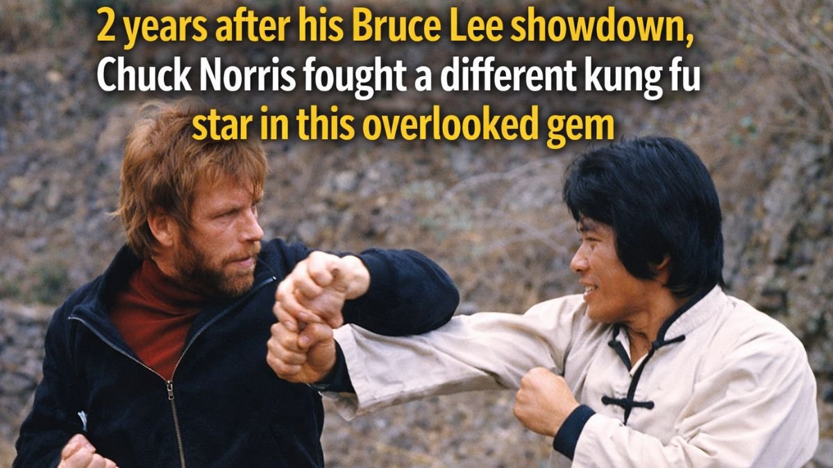 2 years after his Bruce Lee showdown, Chuck Norris fought a different kung fu star in this overlooked gem