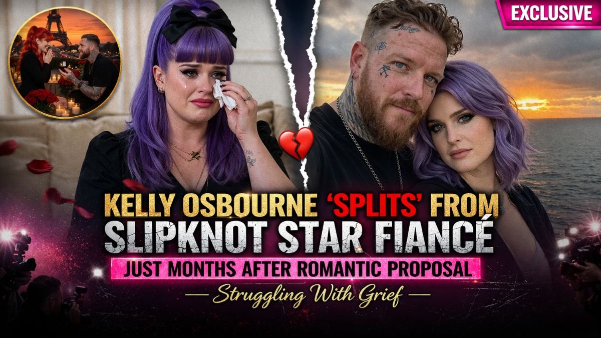 ALL OVER Kelly Osbourne ‘splits from Slipknot star fiance months after his romantic proposal’ as she struggles with grief