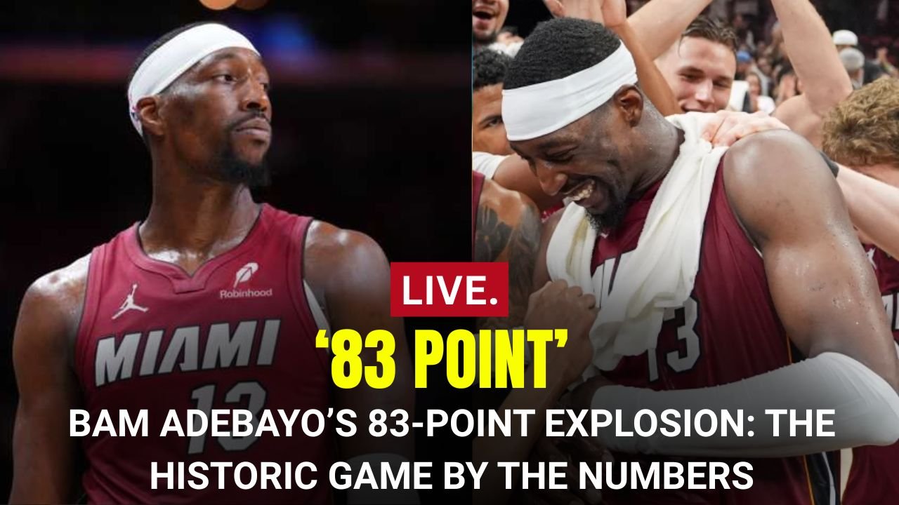 Bam Adebayo’s 83-Point Explosion: The Historic Game by the Numbers