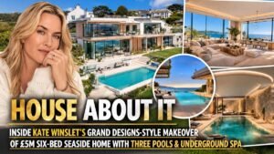 HOUSE ABOUT IT Inside Kate Winslet’s Grand Designs style makeover of £5m six bed seaside home with THREE pools and underground spa