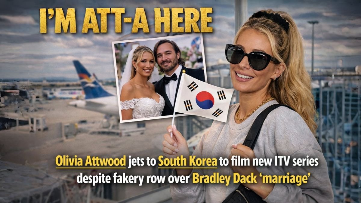 I’M ATT-A HERE Olivia Attwood jets to South Korea to film new ITV series despite fakery row over Bradley Dack ‘marriage’