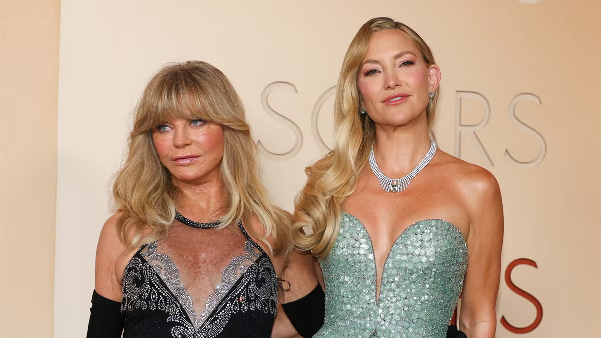 Kate Hudson Wows at Oscars 2026 After-Party in a Crystallized Ab-Baring Cutout Dress With 22-Year-Old Son Ryder