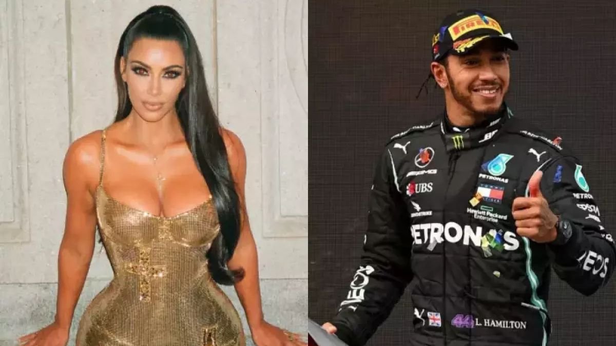 LOVE STRUCK Lewis Hamilton publicly fangirls over Kim Kardashian in sultry snaps amid their on-going romance
