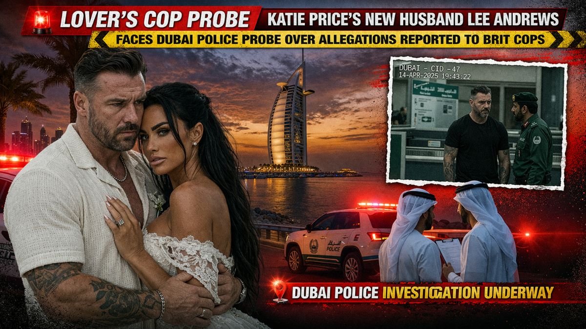 LOVER’S COP PROBE Katie Price’s new husband Lee Andrews faces Dubai police probe over allegations reported to Brit cops
