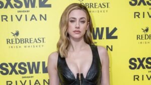 Lili Reinhart Turns Heads at SXSW in Sheer Dress with Sky-High Slit