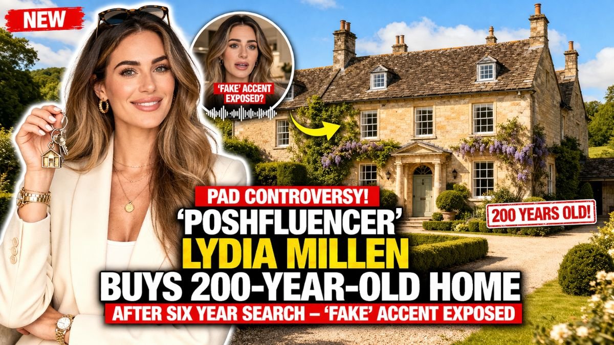 NEW PAD Controversial ‘poshfluencer’ Lydia Millen buys 200-year-old home after six year search – after ‘fake’ accent exposed