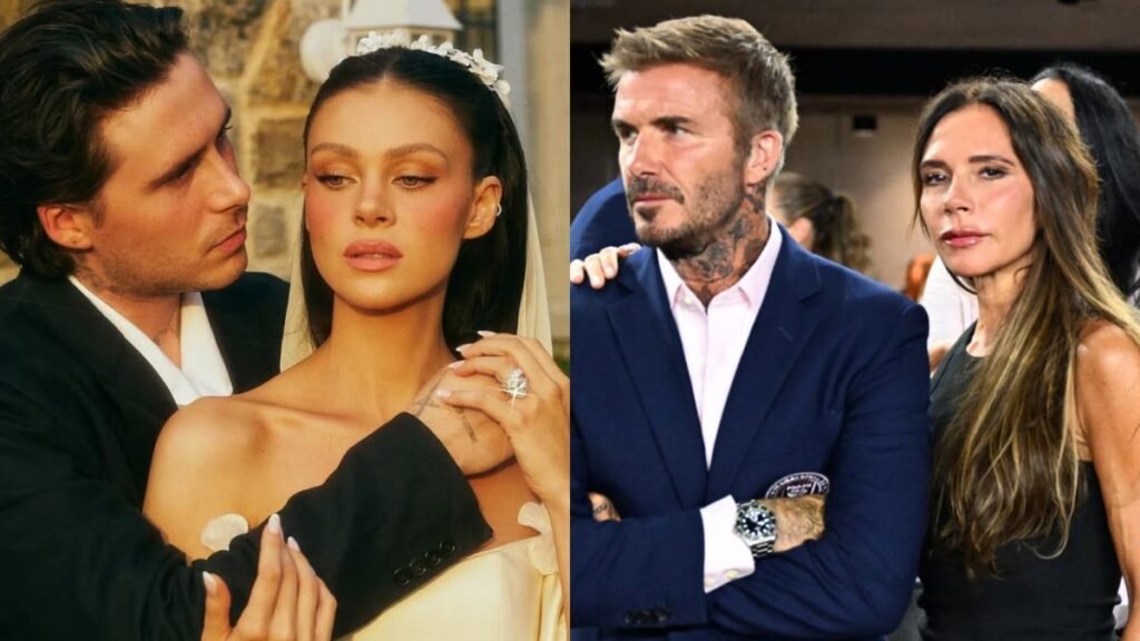 PELTZ'S POSH JIBE Nicola Peltz accused of copying Victoria Beckham AGAIN by fans after David and Brooklyn narrowly avoid each other in LA