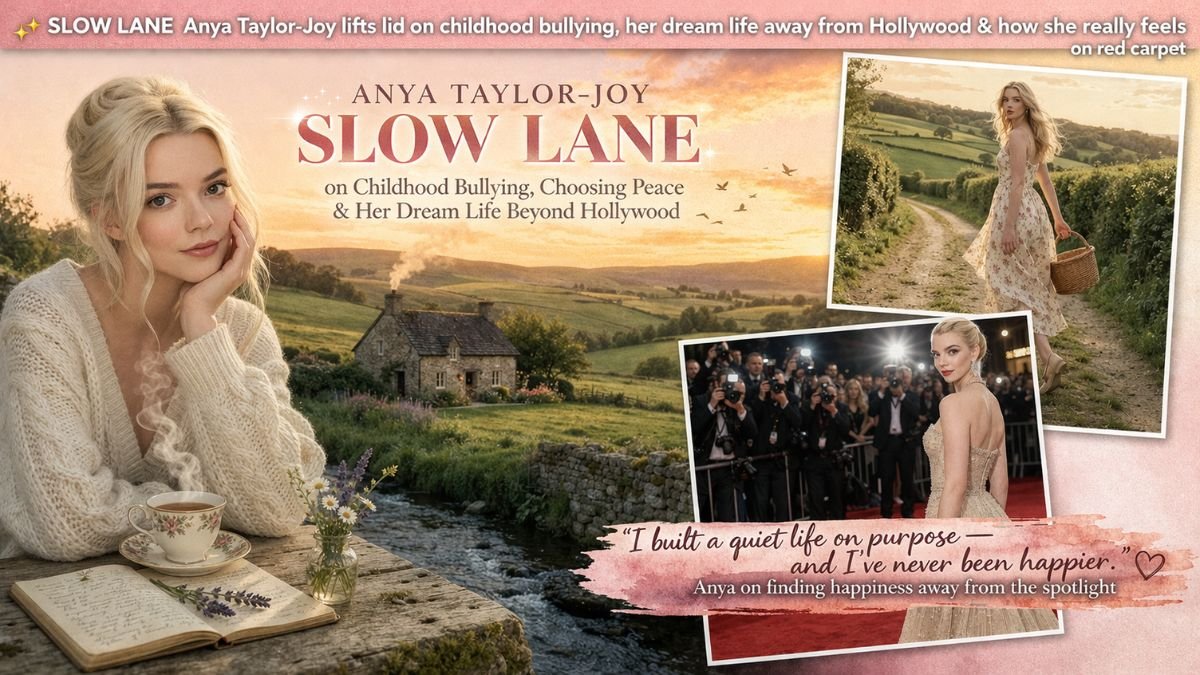 SLOW LANE Anya Taylor-Joy lifts lid on childhood bullying, her dream life away from Hollywood & how she really feels on red carpet