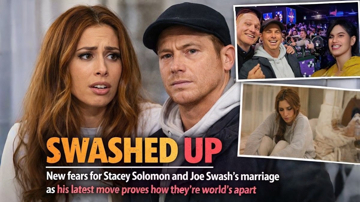 SWASHED UP New fears for Stacey Solomon and Joe Swash’s marriage as his latest move proves how they’re world’s apart