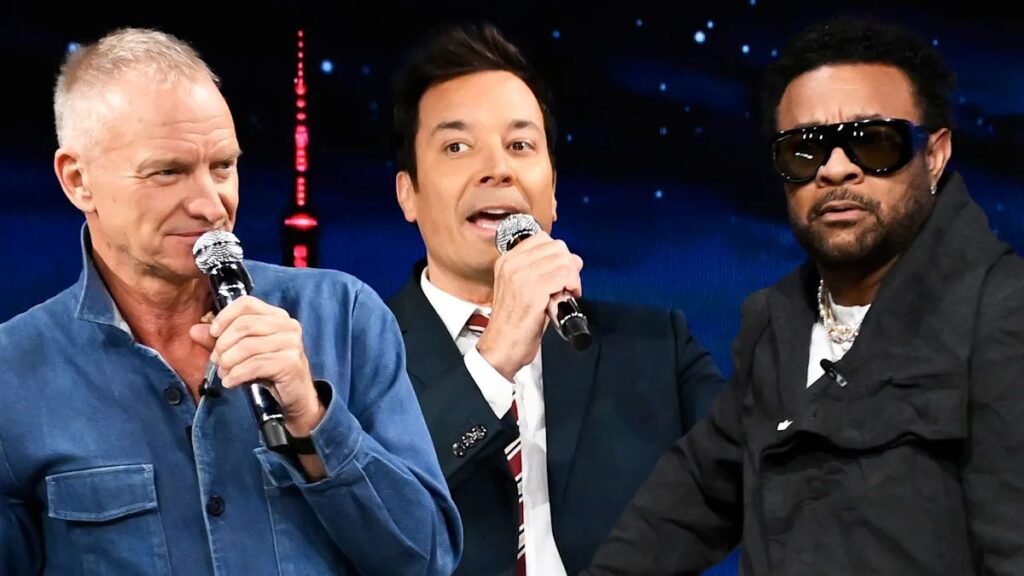  Shaggy Crashes Jimmy and Sting’s Performance of "It Wasn't Me"