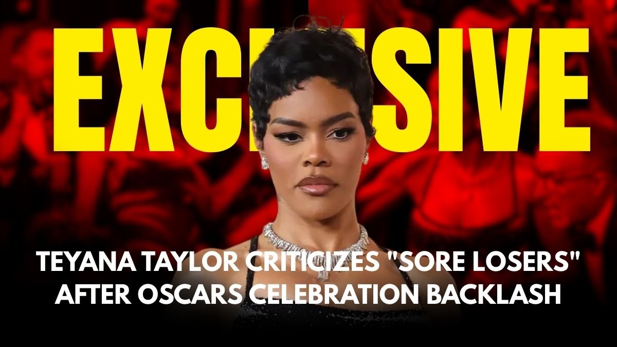 Teyana Taylor criticizes "sore losers" after Oscars celebration backlash