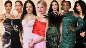 Oscars Go Viral With Feathered Dresses, K-Pop Lightsticks and Ballet Drama