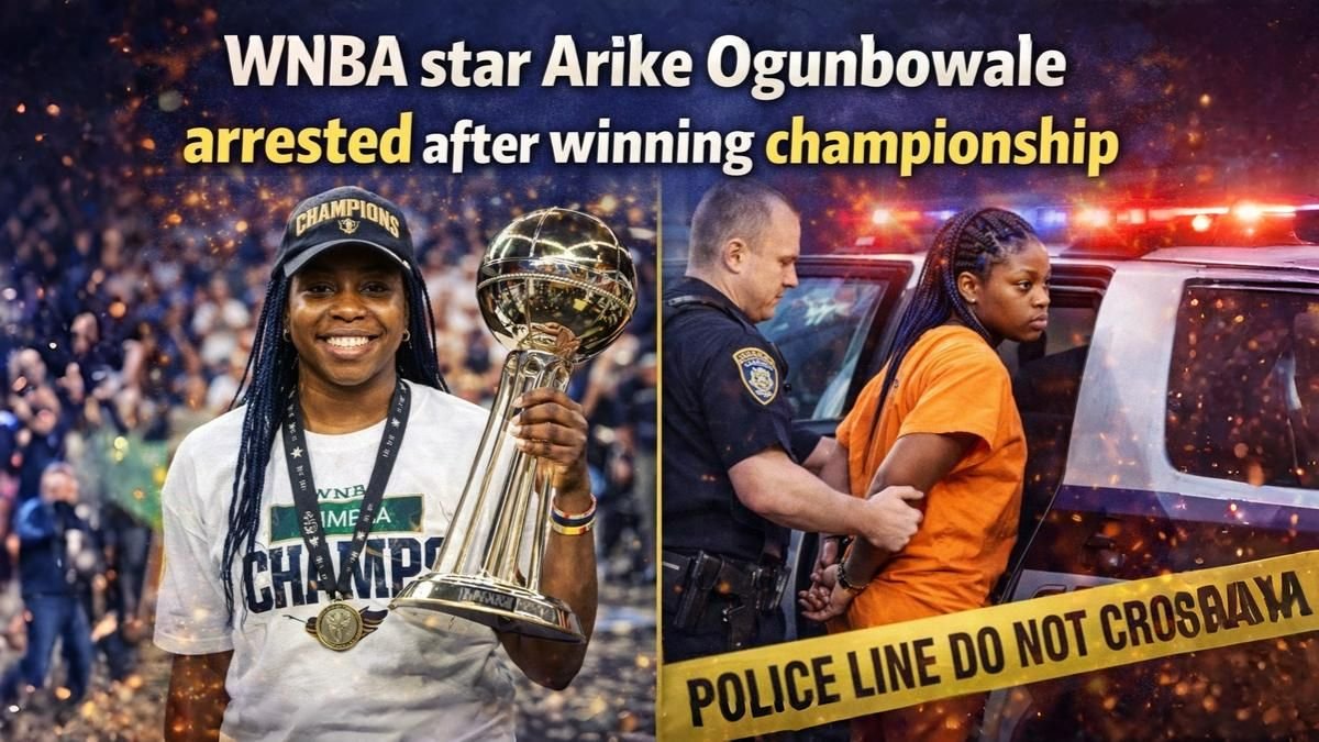 WNBA star Arike Ogunbowale arrested after winning championship