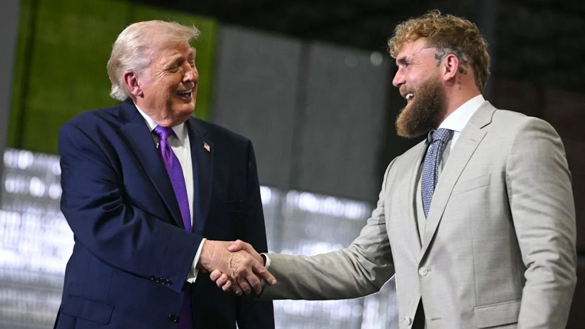 YouTuber Jake Paul joins Trump in Kentucky midterm rally