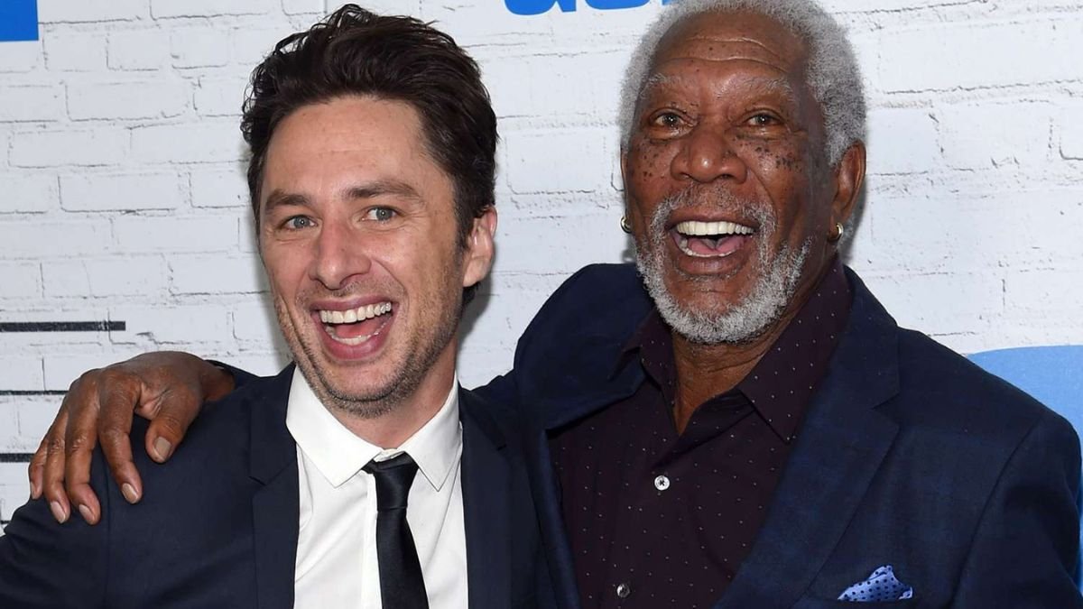 Zach Braff Says Morgan Freeman Became His 'Voicemail' After Losing a Bet