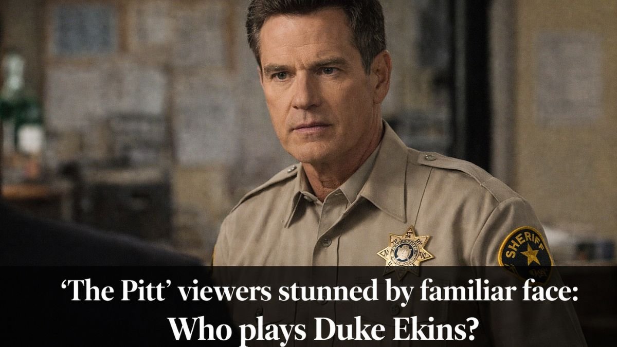‘The Pitt’ viewers stunned by familiar face Who plays Duke Ekins