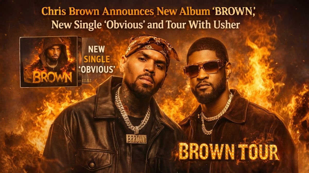 Chris Brown Announces New Album ‘BROWN,’ New Single 'Obvious' and Tour With Usher